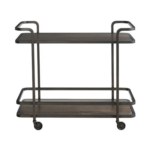 Smoked Bronze Bar Cart
